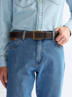 Basic Metal Loop Leather Belt
