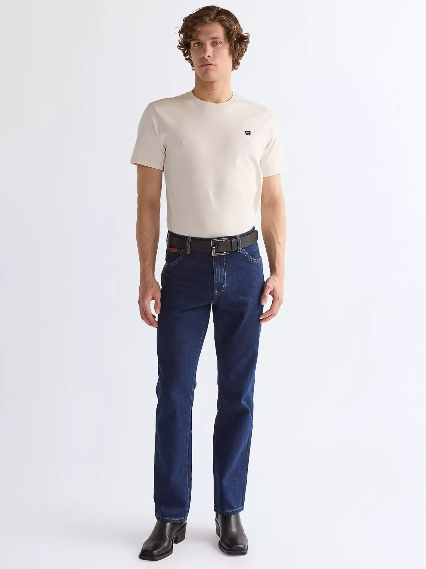 Basic Metal Loop Leather Belt