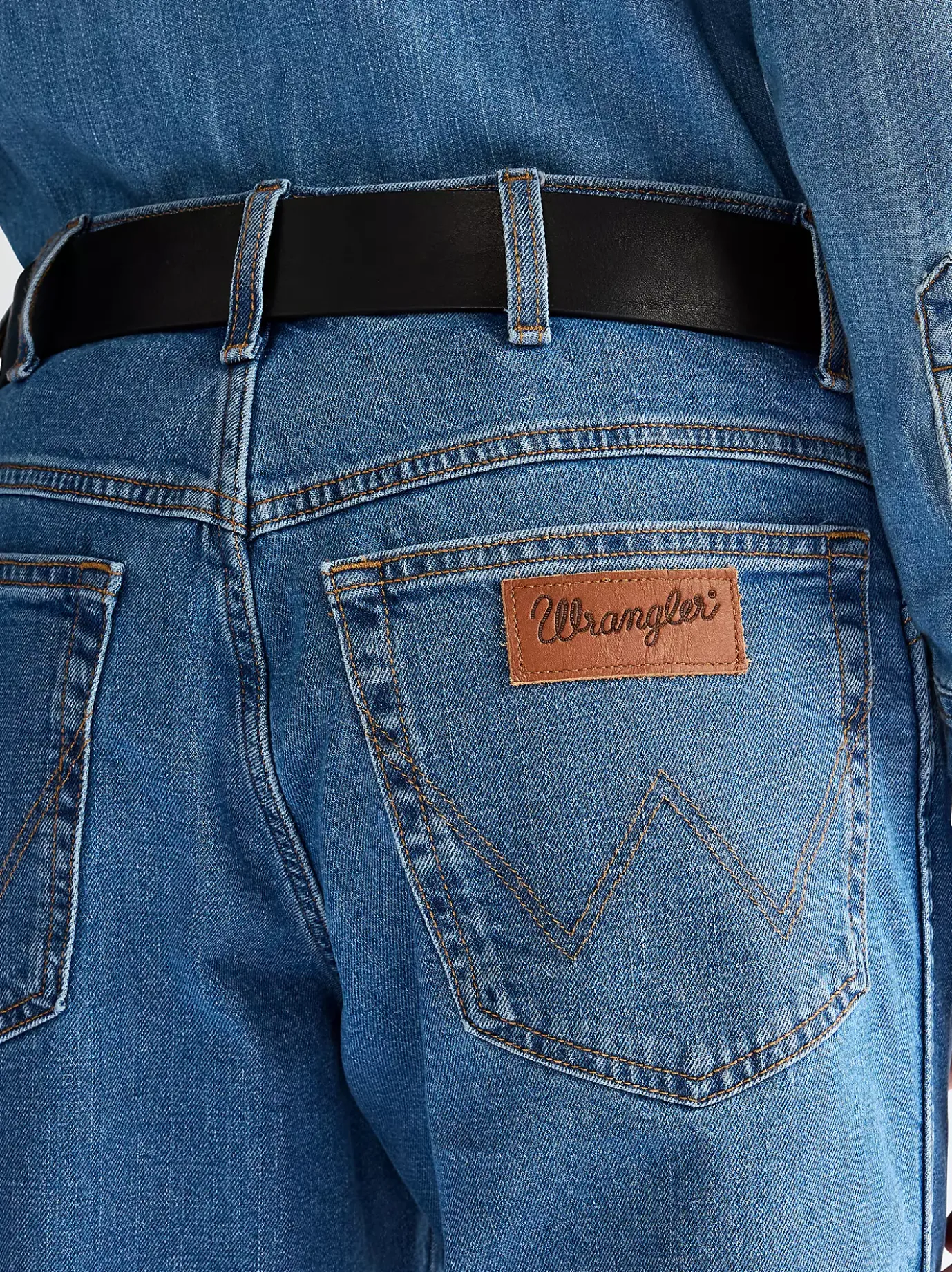 Big Buckle Leather Belt