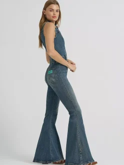 Lainey Wilson x Wrangler Denim Catsuit