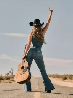 Lainey Wilson x Wrangler Denim Catsuit