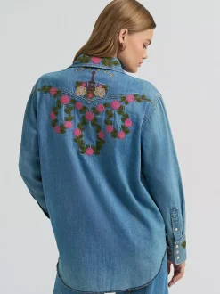 Lainey Wilson x Wrangler Embroidered Shirt