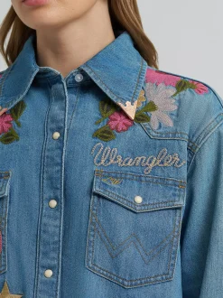 Lainey Wilson x Wrangler Embroidered Shirt