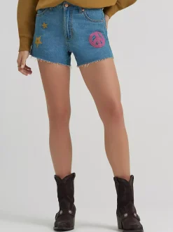 Lainey Wilson x Wrangler Embroidered Cowboy Short 7.62cm