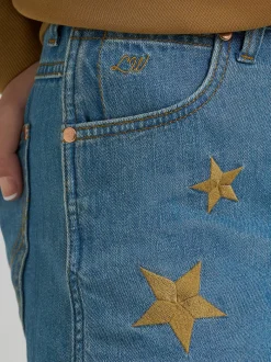 Lainey Wilson x Wrangler Embroidered Cowboy Short 7.62cm