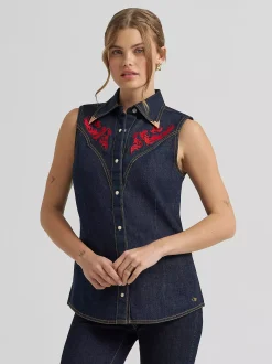 Lainey Wilson x Wrangler Sleeveless Shirt