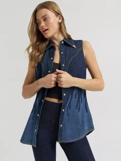 Lainey Wilson x Wrangler Sleeveless Shirt