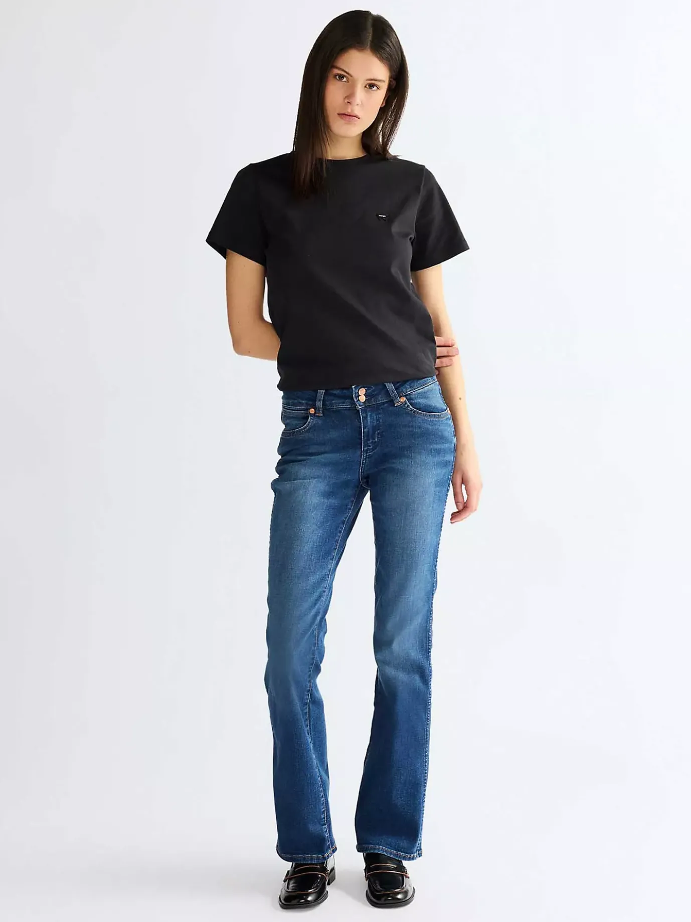 Low Rise Bold Boot Jean