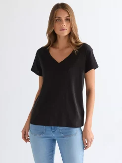 Regular Easy V Neck Tee