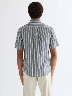 Regular Short Sleeve Chambray Shirt