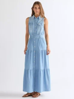 Regular Tiered Maxi Dress