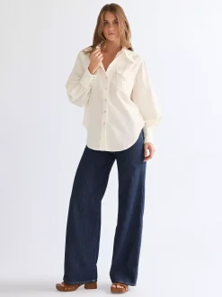 Relaxed Exaggerated Western Shirt