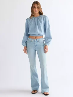 Relaxed Lightweight Drift Knot Blouse