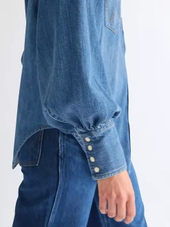Relaxed Lightweight Exaggerated Western Shirt