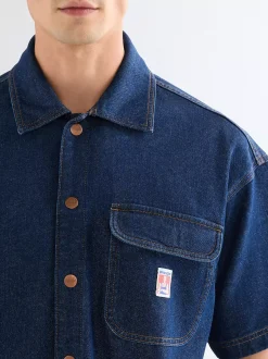 Relaxed Short Sleeve Overshirt