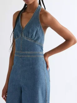 Slim Lightweight Culotte Jumpsuit