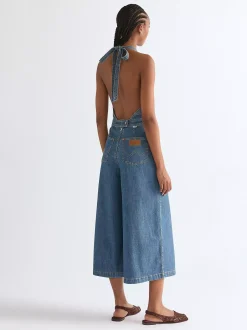 Slim Lightweight Culotte Jumpsuit