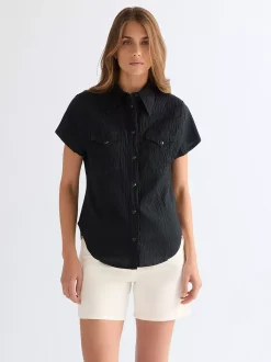Slim Lightweight Stylized Western Shirt