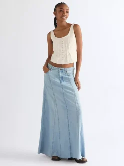 Slim Pleated Corset Top