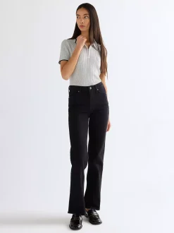 Slim Quarter Zip Polo