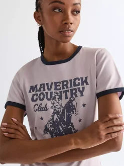 Slim Ringer Tee