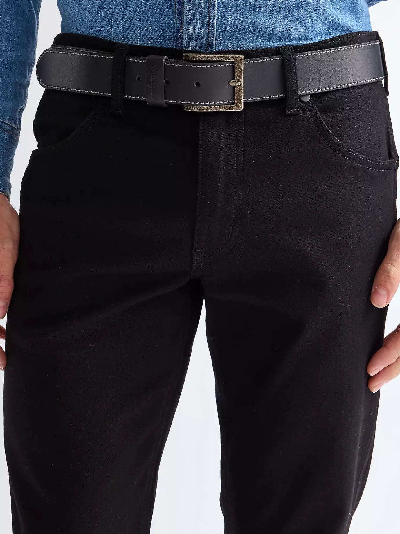 Stitched Leather Belt