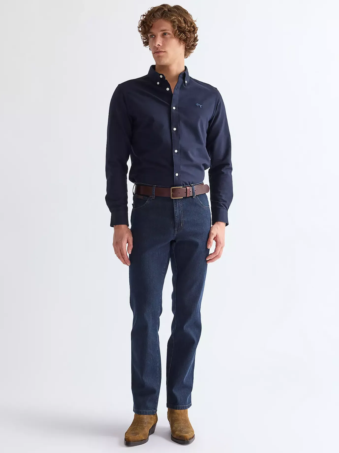 Structured Leather Belt