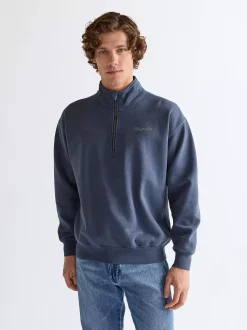 Vintage Half Zip Sweatshirt
